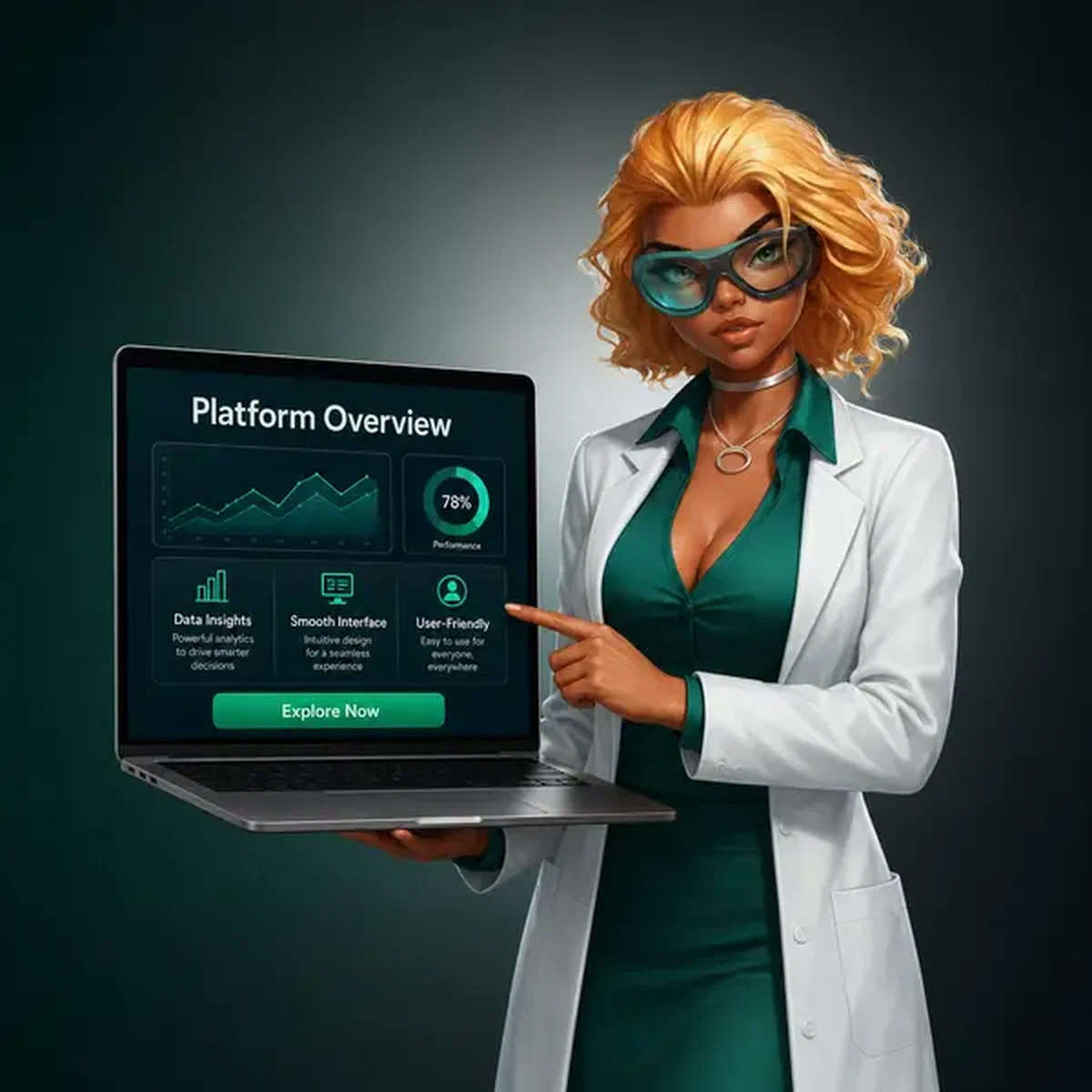 Analista dati che esamina le informazioni della piattaforma alla dashboard di Boomzino Casino con bagliore di interfaccia smeraldo