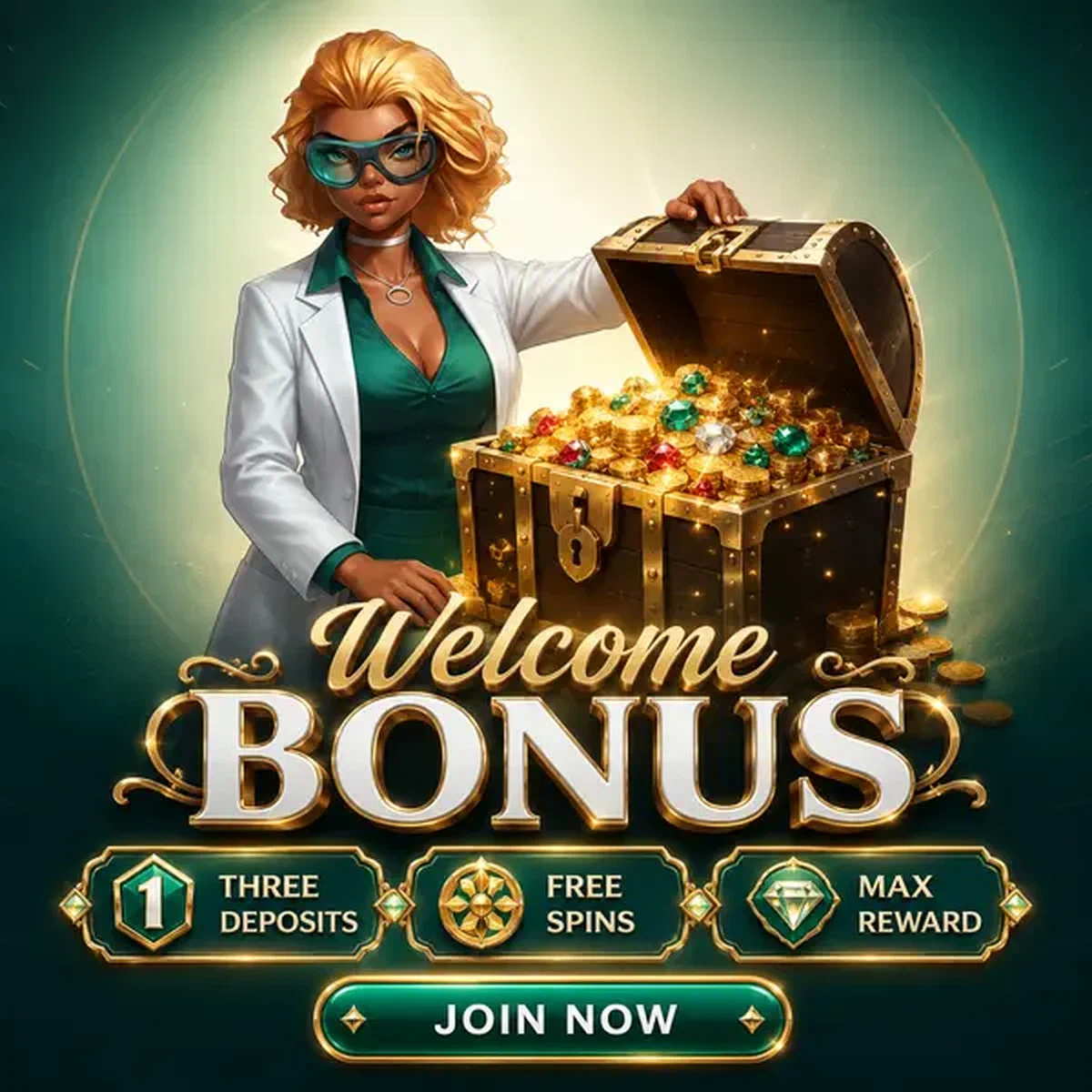Analista che rivela il forziere delle ricompense del bonus di benvenuto al Casinò Boomzino